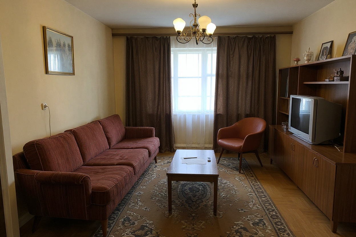 Mid-century Airbnb hero room