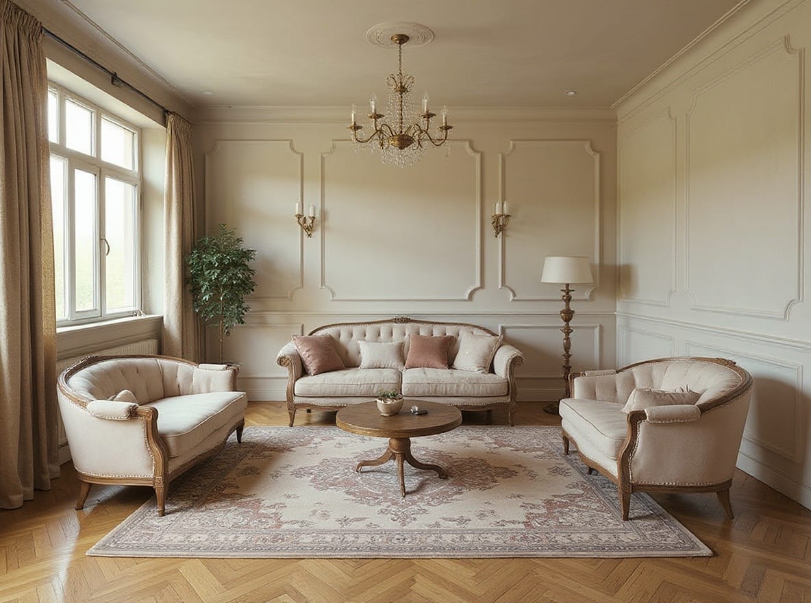 New Chinese wellness living room